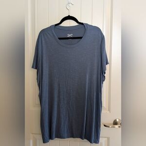 Maurices Blue 24/7 Tee Size 3X